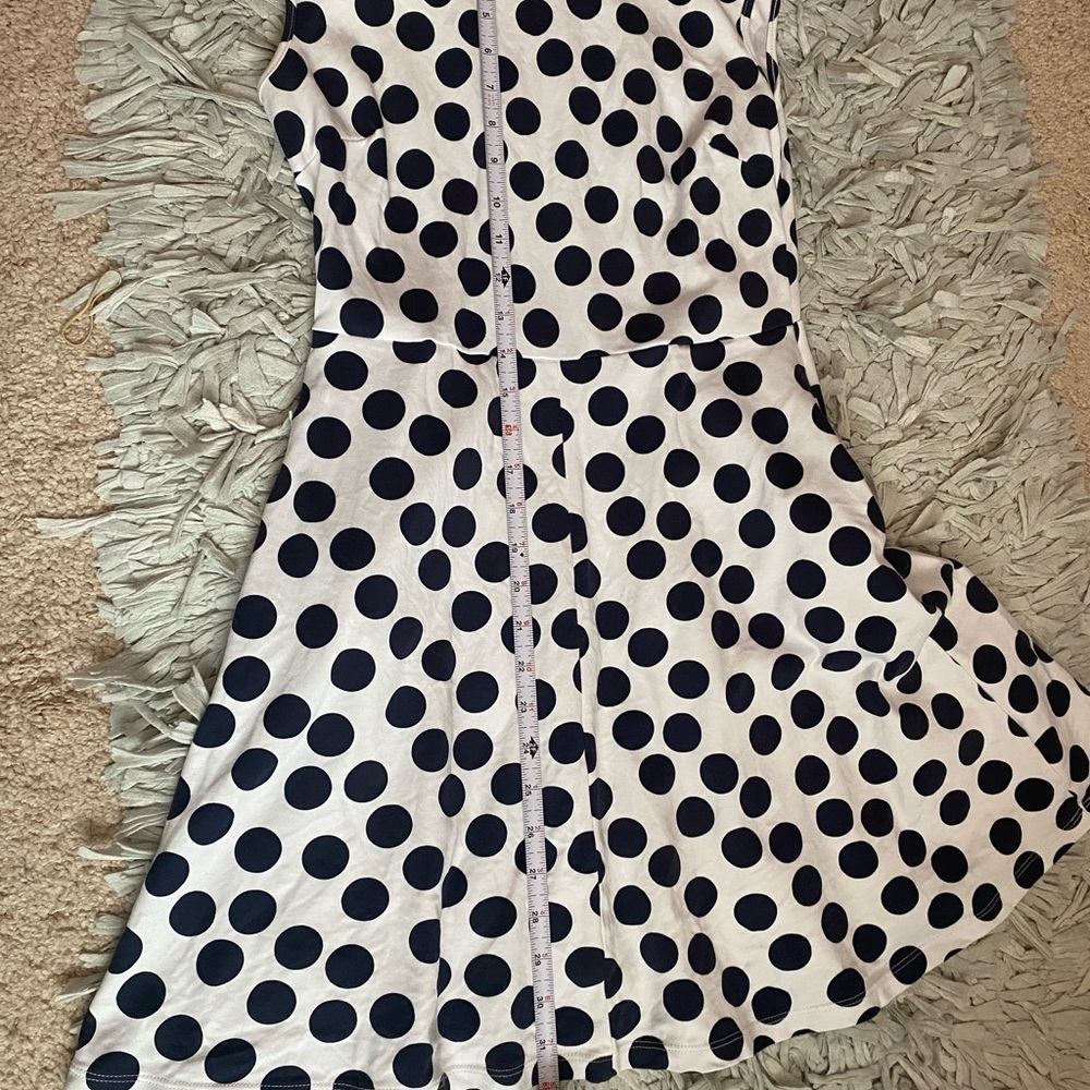Cute White and Navy Midi dress - Picture 15 of 15
